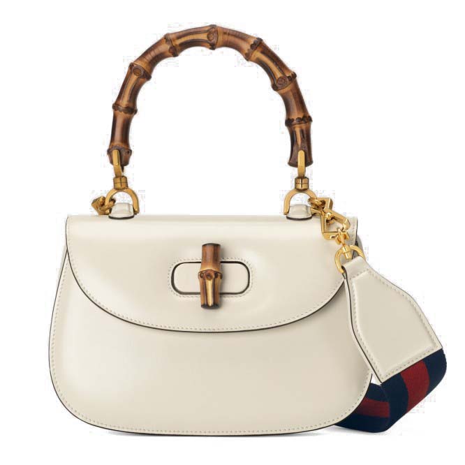 GUCCI BAMBOO 1947 SMALL TOP HANDLE BAG 675797  (21*15*7cm)